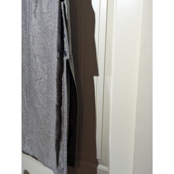 Anne Klein Gray Tweed Sleeveless Faux Wrap Button Side Jumper/Dress Womens Sz 10 - Picture 9 of 12